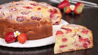 Easy Strawberry Cake  How Tasty Channel