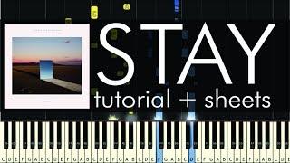 Zedd ft. Alessia Cara - Stay - Piano Tutorial - How to Play + Sheets