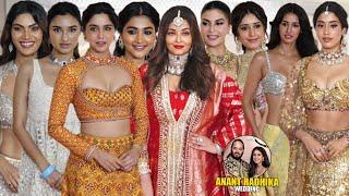 Celebrities Arrive At Anant Ambani-Radhika Merchants Wedding  AishwaryaPoojaJanhviDishaAnanya