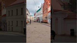 Lithuania vlog Exploring Lithuanias Capital City in Vilnius Old Town near Vilnius Gates of Dawn 4K