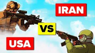 What Would Happen If USA and Iran Went to War? Military  Army Comparison