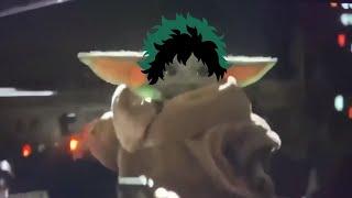 Baby Yoda loves the My Hero Academia OP