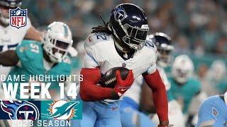 Tennessee Titans vs. Miami Dolphins  2023 Week 14 Game Highlights