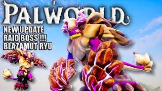 Palworld Sakurajima Update BLAZAMUT RYU New Raid Boss