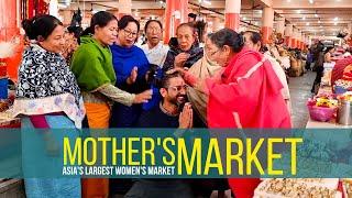 You get BLESSINGS when you SHOP here   Mothers Market  Ima Keithel  Imphal