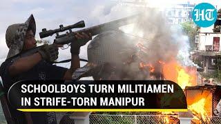 Manipur Burns As Schoolboys Pick Up Guns Turn Militiamen Amid Violent Ethnic Clash  Ground Report