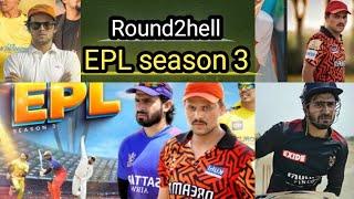 EPL season 3  Round2hell  R2h  Round2hell  RCBCSK  Reaction video EPL season 3  IPL epl 