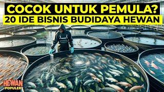 Untung Triliunan.? 20 Ide Bisnis Budidaya Hewan Mulai dari Proses Pelihara Sampai Panen