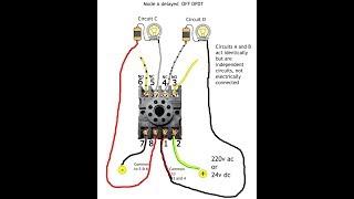 AH3 Timer Relay instructions and tutorial in English