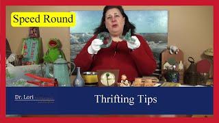 How to Find Thrift Store Bargains - Dishes Glass Ceramics Toys Crystal Metals by Dr. Lori