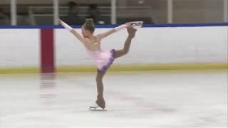 6 Year Old Madison Rapkine 2019 La Jolla Open Championships High Beginner Free Skate