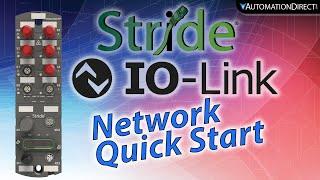 Stride IO-Link Master Ethernet Network quick start from AutomationDirect