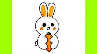 Sevimli Tavşan Resmi Çizimi Adım Adım Sevimli Tavşan Resmi Nasıl Çizilir Kolay Çizimler