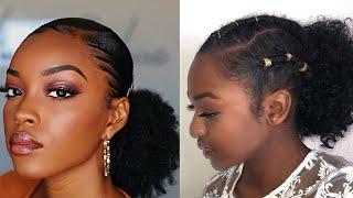 High Low Puff Hairstyles For Natural Hair