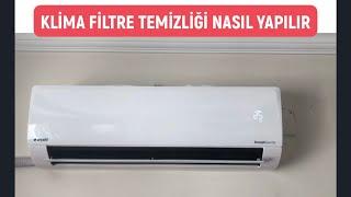 Klima filtresi temizleme nasıl yapılır.BekoArçelikLG vb.