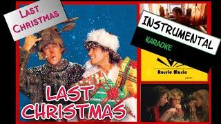 Last Christmas long version - Wham - Instrumental with lyrics  subtitles 1984