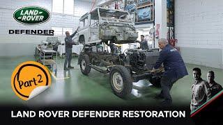 Defender Restoration Extreme Land Rover Defender 90 Transformation. Chapter 2