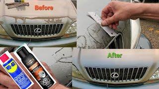 How To Remove Old Hard Glue From Car Body Paint 3 Methods & 3 Products