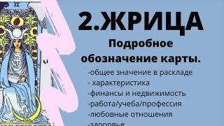 Значение карты Верховная Жрица  ТАРО ОБУЧЕНИЕ