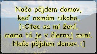 Načo pojdem domov text