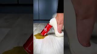 High heels take on coke can #soda #asmr