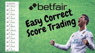 Betfair Easy Correct Score Trading sports trader mick sports trading