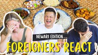 FOREIGNERS REACT to EXTREME NEWARI DELICACIES  I’m Shocked 