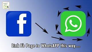 How to link WhatsApp business account in Facebook Page