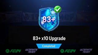 83+ x10 UPGRADE SBC OPENING - EA FC24