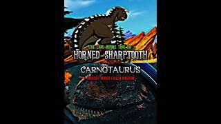 Horned Sharptooth vs Carnotaurus  Day 8 of Bullying Jurassic World Dinos  Land Before Time vs JWFK