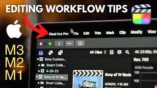 5 IMPORTANT Editing Workflow Tips for M3M2M1 Mac Users  Final Cut Pro X FCPX Tutorial