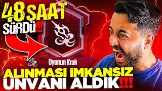 FİLM GİBİ BU ÜNVAN İÇİN YENİ MODDA 48 SAAT BOYUNCA 14 WİN ALDIK OYUNUN EN ZOR GÖREVİ PUBG Mobile