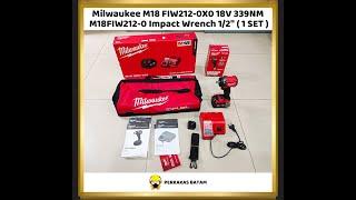 Milwaukee M18 FIW212-0X0 18V 339NM M18FIW212-0 Impact Wrench 12