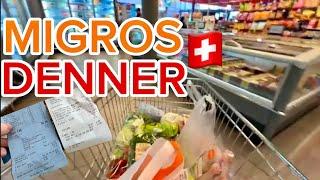 Switzerland shopping vlog  Migros food  Purchases 50 CHF