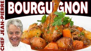 How to Make Chicken Bourguignon  Chef Jean-Pierre