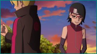 Sarada Flirts with Boruto  Boruto x Sarada Borusara Moments