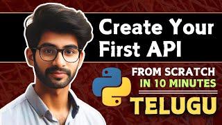 How to create API in Python in Telugu  Vamsi Bhavani