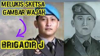 GAGAH DAN TAMPAN INILAH SOSOK BRIGADIR J  SKETSA GAMBAR