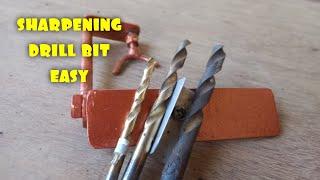 Cara Mengasah Mata Bor Dengan Sudut yg Tepat  How to Sharpening Drill Bit Easy