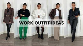 10 FALL WORK OUTFIT IDEAS  WHAT TO WEAR TO THE OFFICE  BUSINESS CASUAL WARDROBE