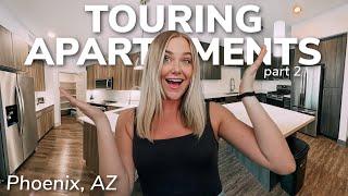 Touring Apartments in Phoenix AZ pt. 2  Apartment Hunting 2023  1 bed x 1 bath