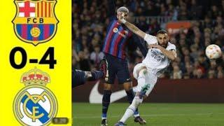 Barcelona Vs Madrid Benzema 3 Gol Los Blancos ke Final Usai Menang 4-0