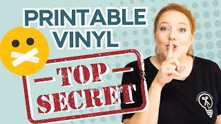 Cricut Printable Vinyl SECRETS To Take you From A Beginner To A PRO 