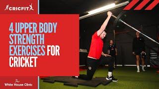 4 UPPER BODY STRENGTH EXERCISES FOR CRICKET  Exercises for Cricketers  Cricket Fitness Training