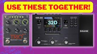 Using the NUX MG-30 and Digitech Trio Plus Demo
