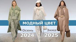 Модный цвет осень-зима 2024-2025  Тренды Топ-15 палитры одежды