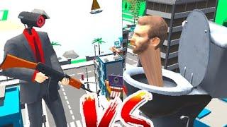 skibidi toilet vs camera man  #short #mobilegaming #gaming #op #viral