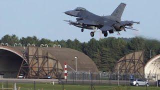 F 16s departing RAF Mildenhall a while ago I I World Defence