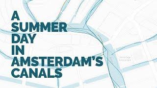 A summer day in Amsterdams canals