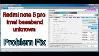 Redmi note 5 pro imei baseband unknown problem solution